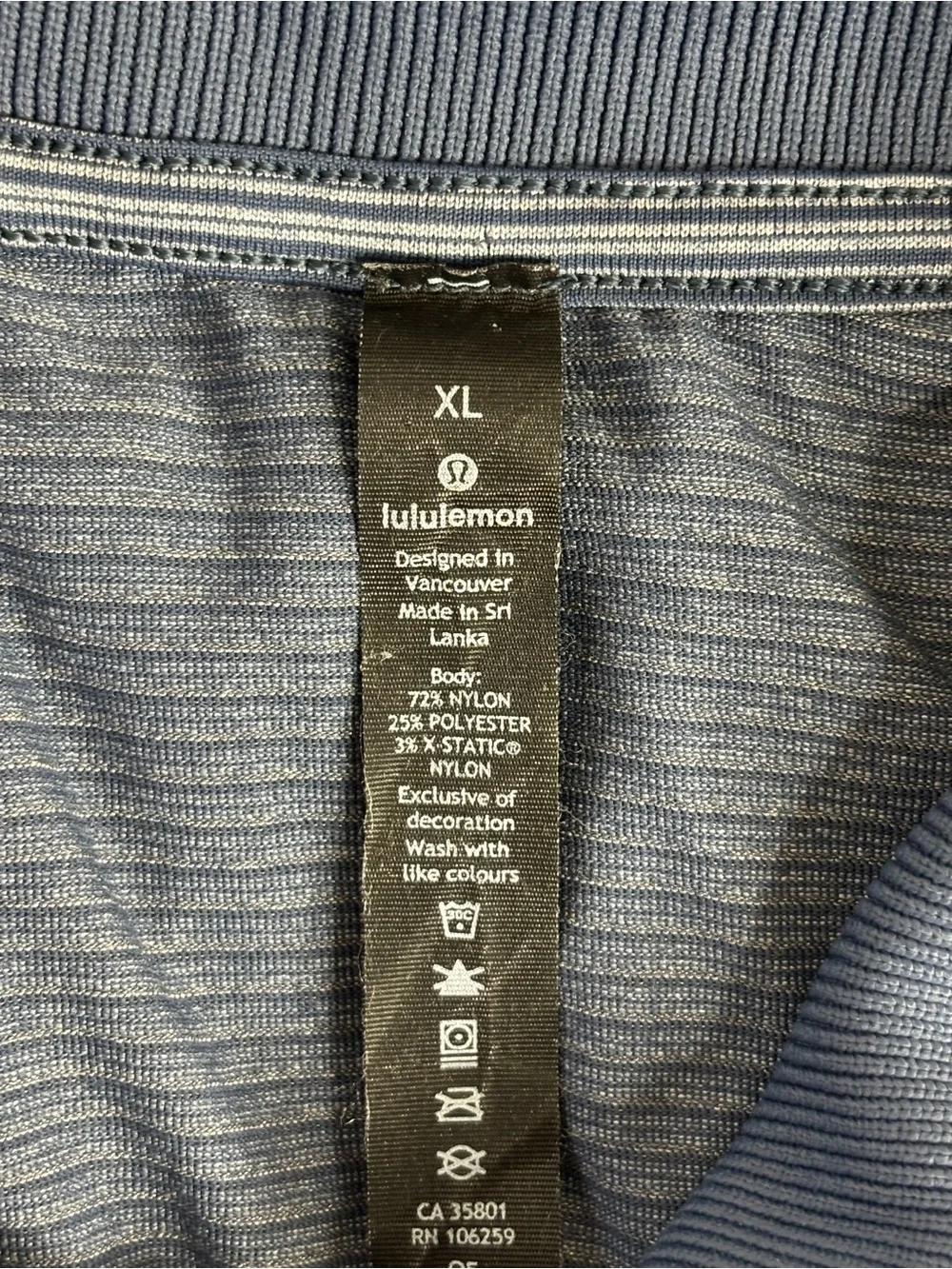 Lululemon Metal Vent Tech Polo size Extra Large